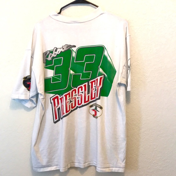 Vintage Robert Pressley NASCAR T-Shirt Size L - Picture 3 of 6